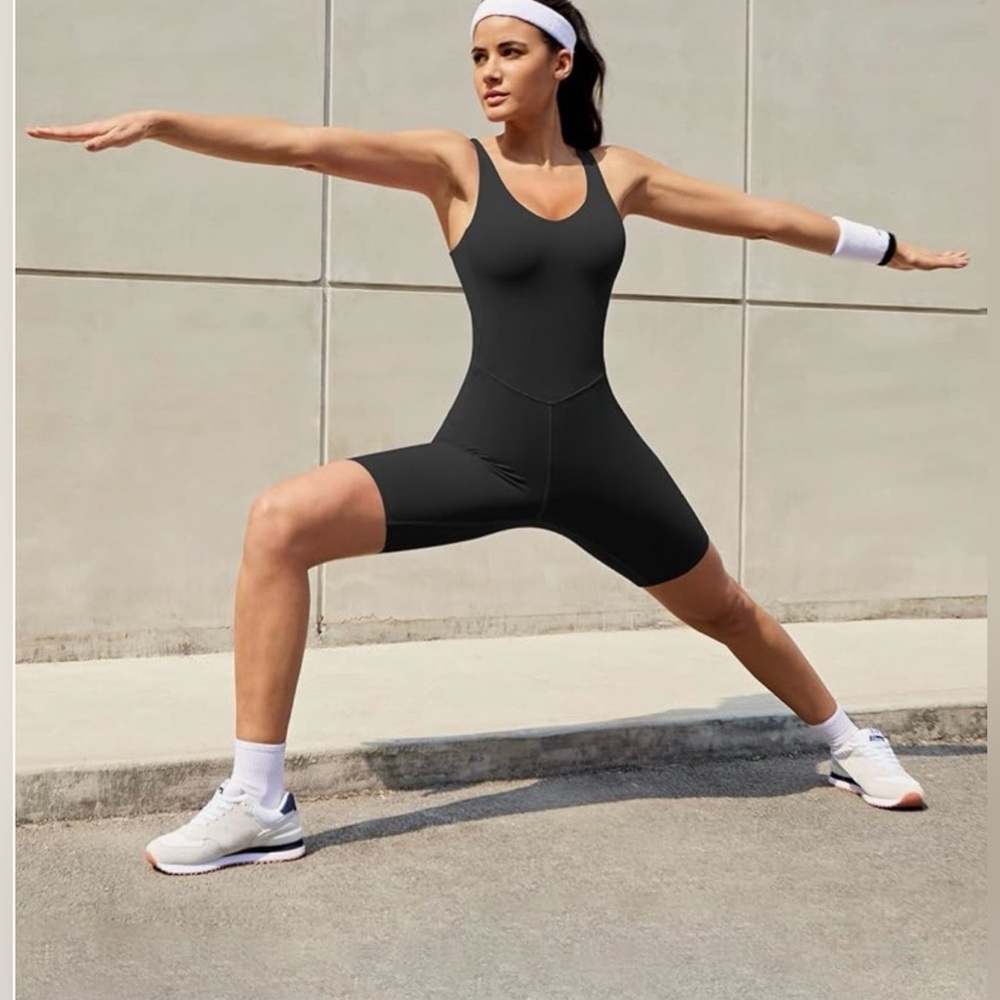 IUGA One Piece Tummy Support Black Jumpsuit NWT - Picture 5 of 9